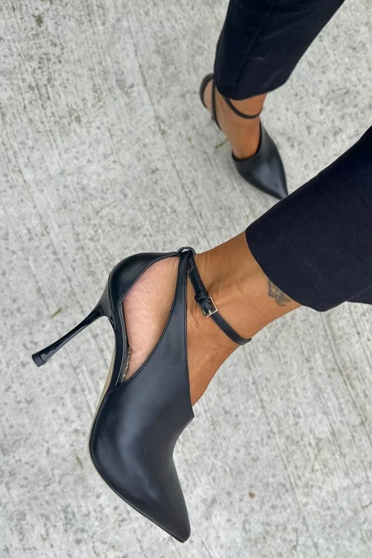 Alice | Black Needle heels