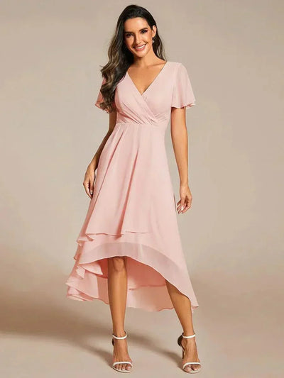 Arah | Ruffled Pleated Dress