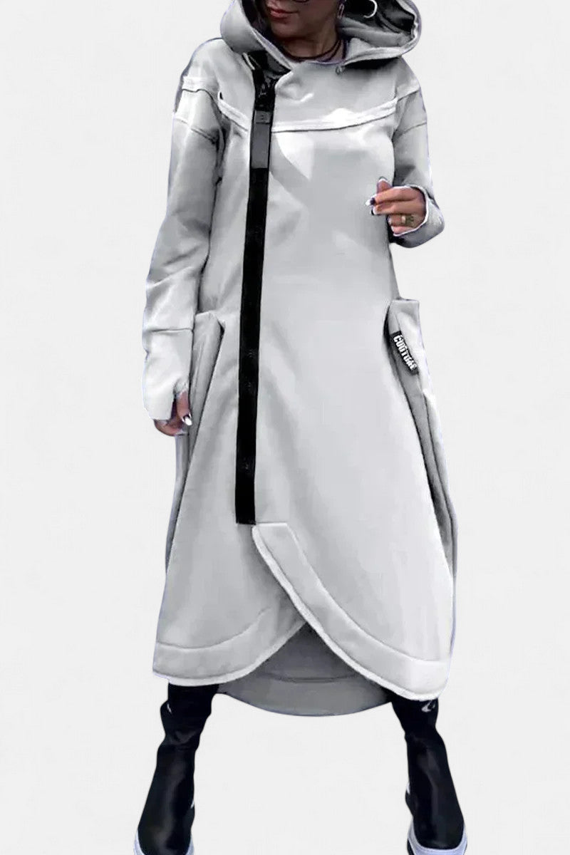 MANA | LONG HOODIE WITH ZIPPER