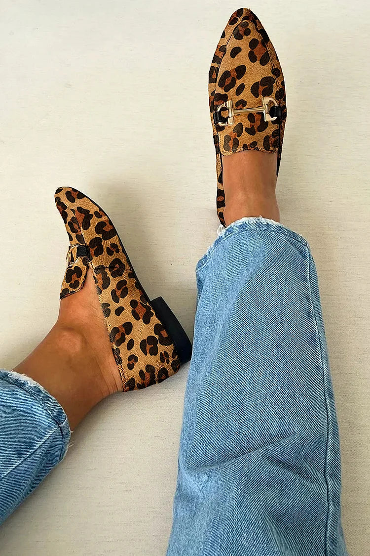 Bianca | Leopard Print Loafers