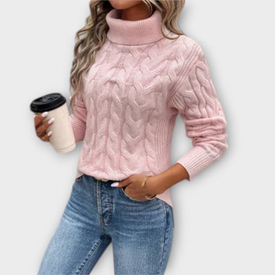 Amelia – Elegant Knit Turtleneck Sweater