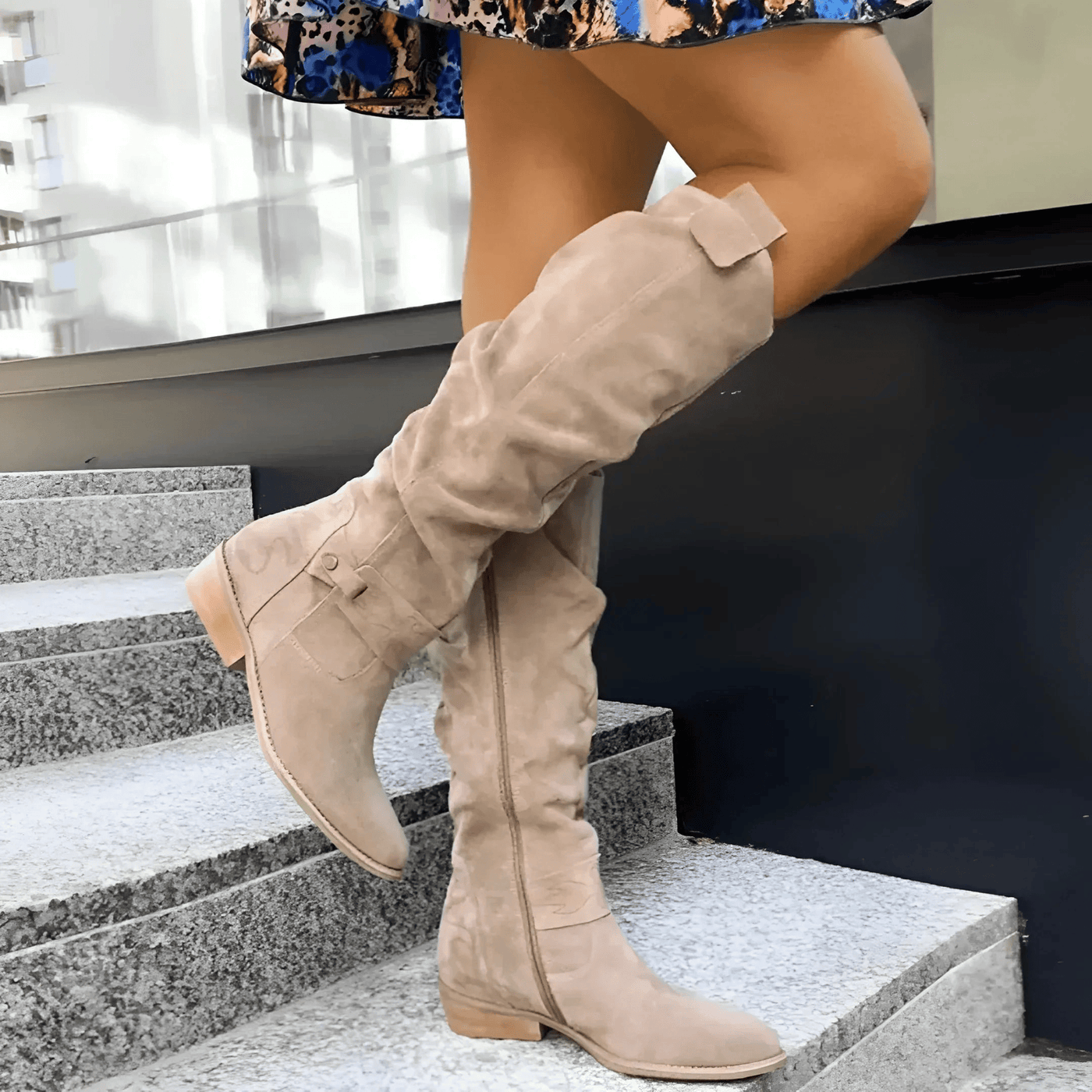 Claudia® | Stylish Suede Knee Boots