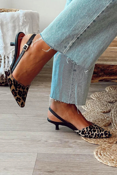 Louse | Leopard Kitten Heels