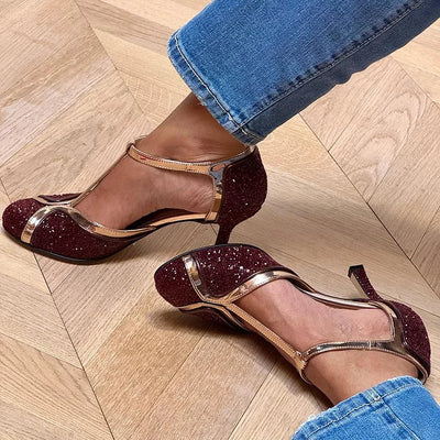 Miranda | Block Stiletto Heels