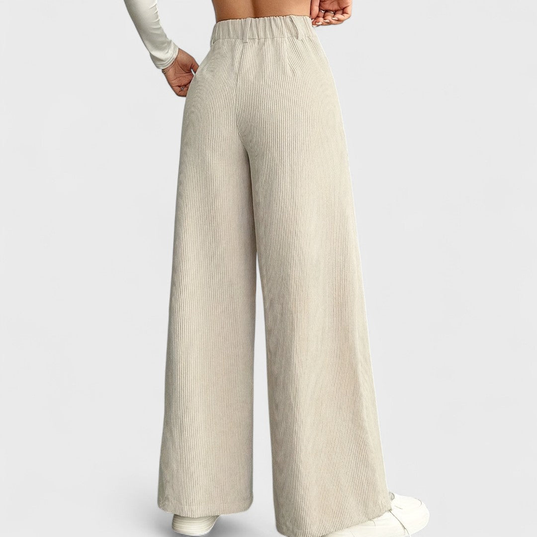 Rida - Women's High-Waisted Wide-Leg Pants