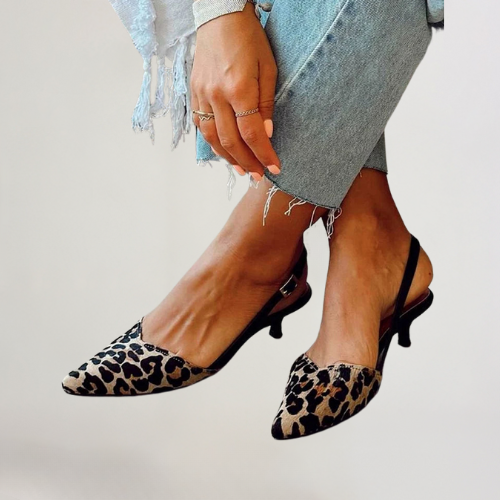Louse | Leopard Kitten Heels