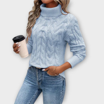 Amelia – Elegant Knit Turtleneck Sweater