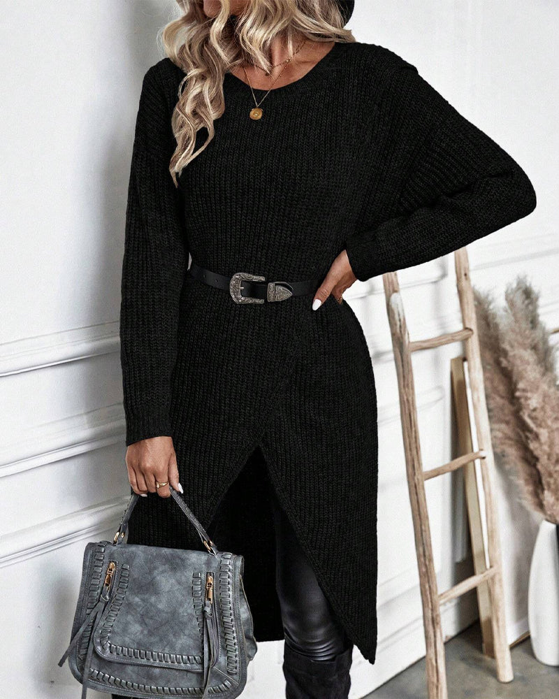 Iggy | Stylish Cotton Blend Sweater Dress