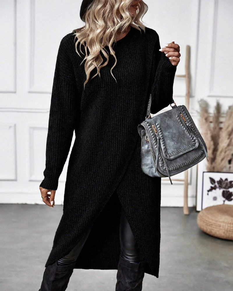 Iggy | Stylish Cotton Blend Sweater Dress
