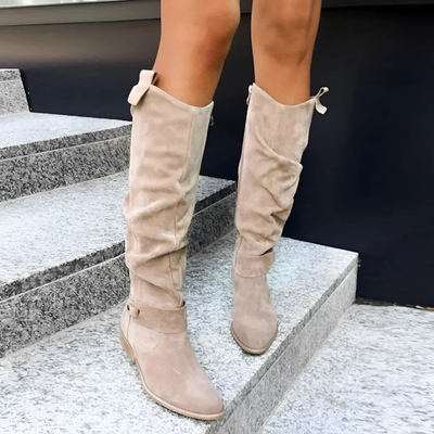 Claudia® | Stylish Suede Knee Boots