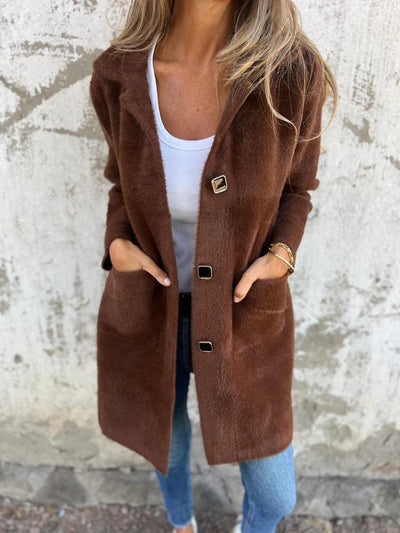 Marce | Casual Coat with Buttons