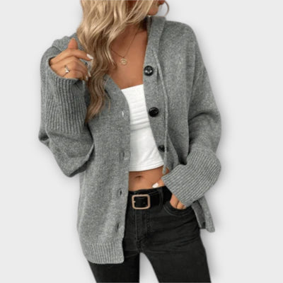 Brittan - Button-Up Knit Cardigan