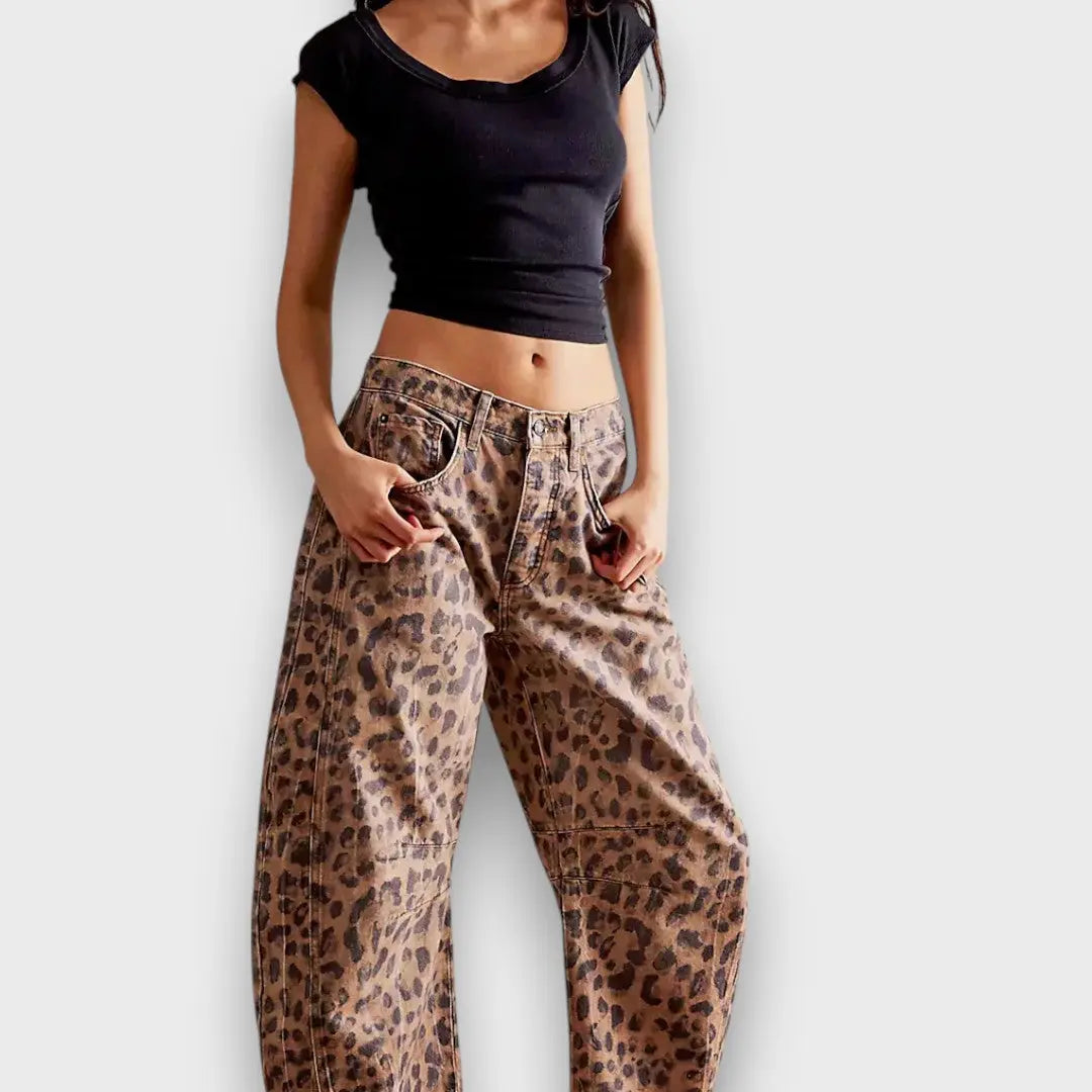 Edith – Animal Print Pants