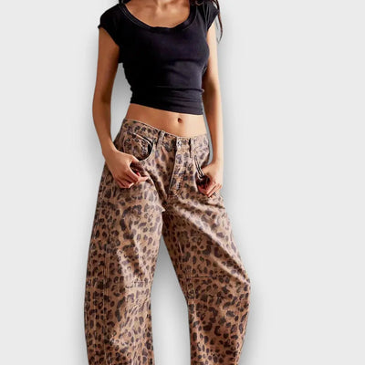 Edith – Animal Print Pants