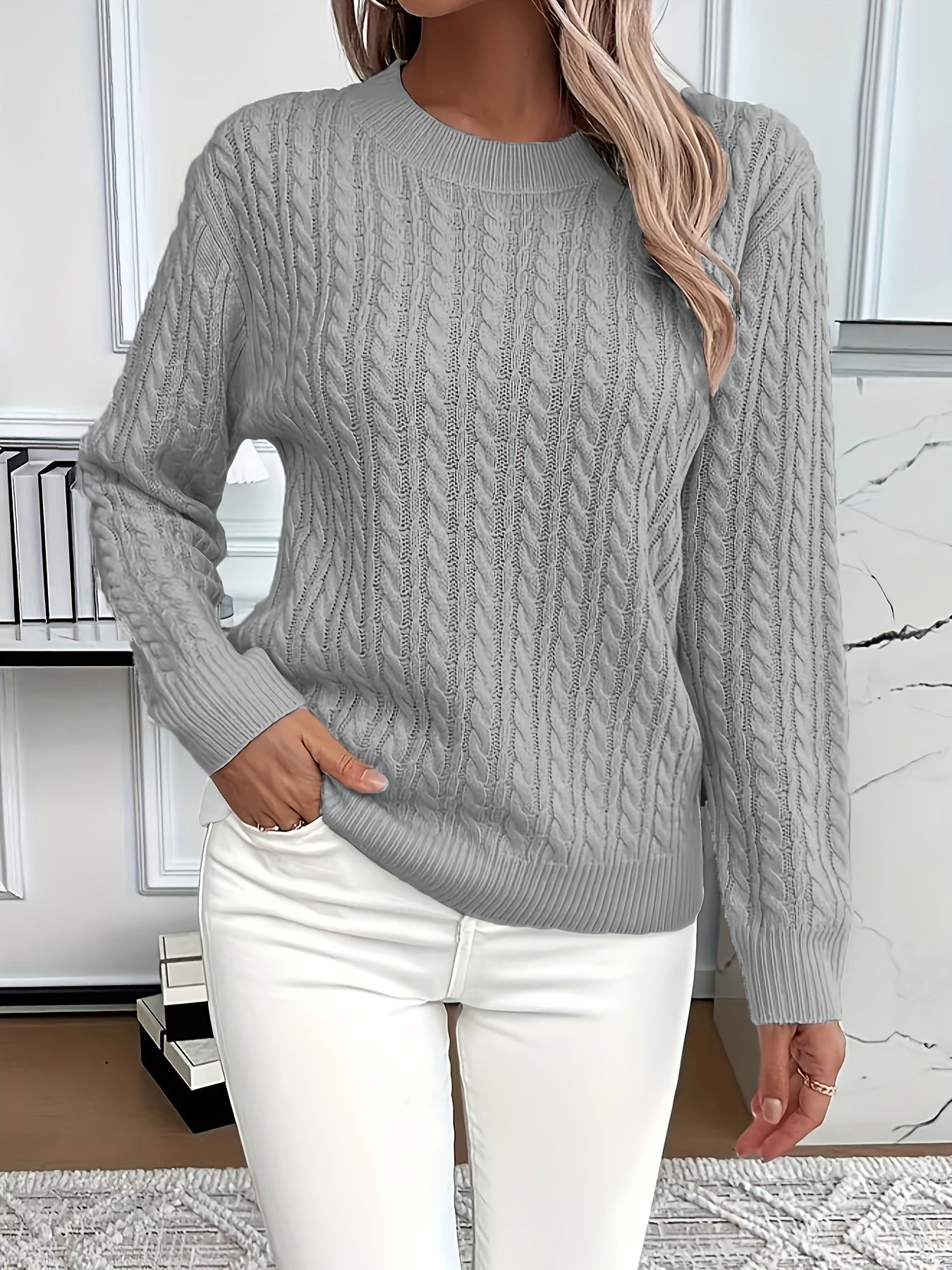 Bernila – Cable Knit Sweater