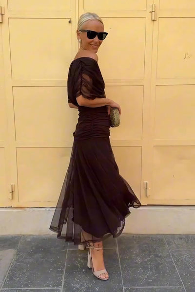 Priscila | Tulle Maxi Dress