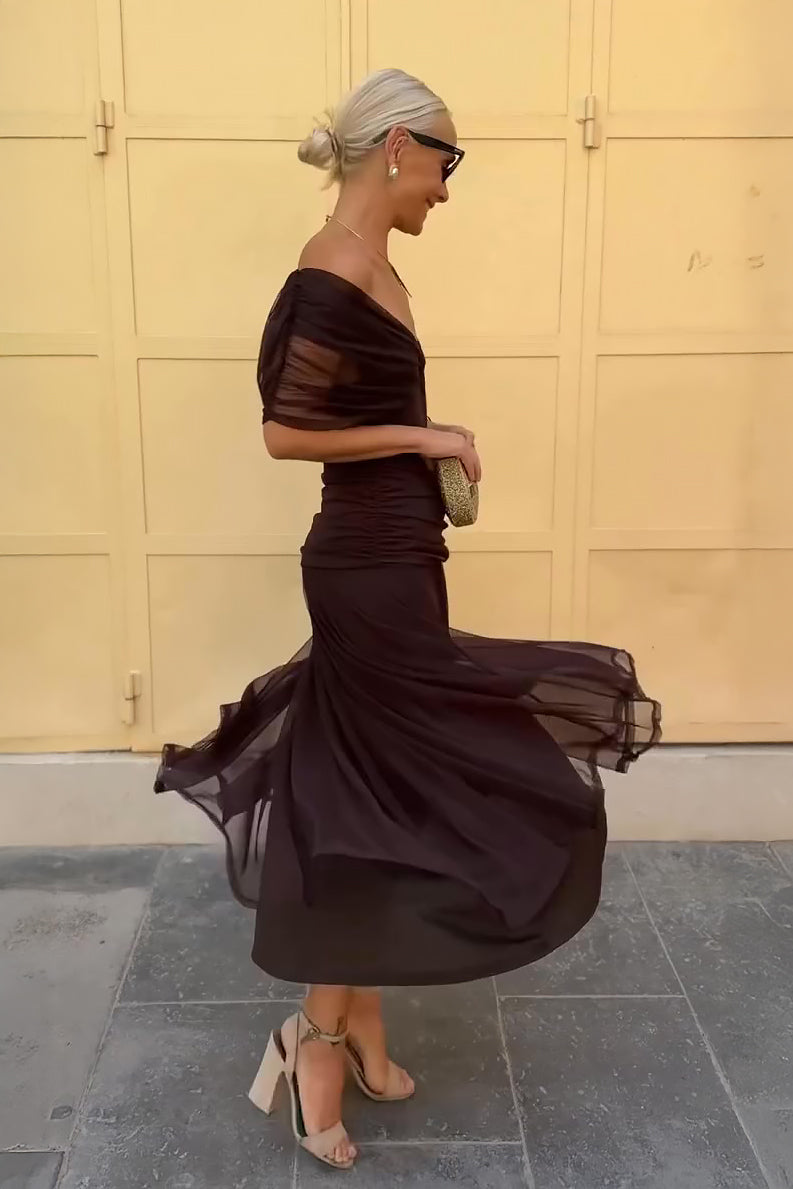 Priscila | Tulle Maxi Dress