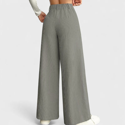 Rida - Women's High-Waisted Wide-Leg Pants