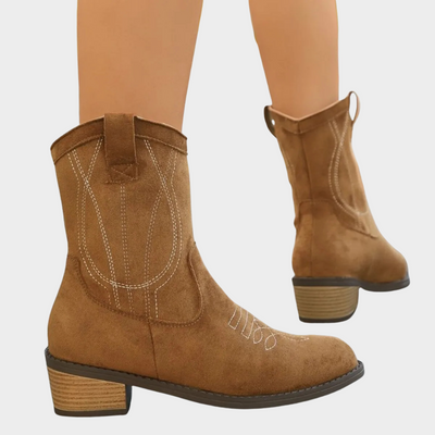 Chandler | Cowboy Style Ankle Boots