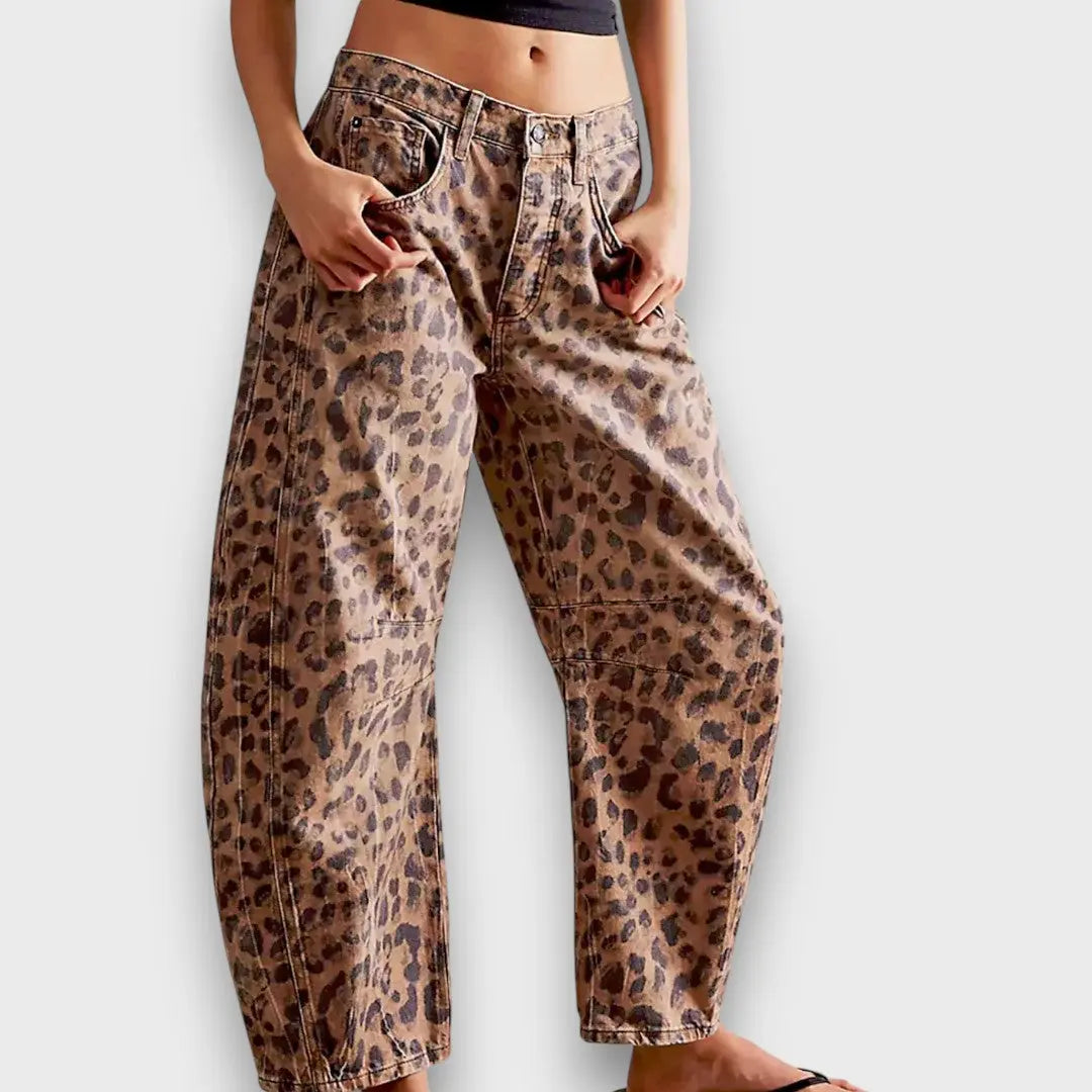 Edith – Animal Print Pants