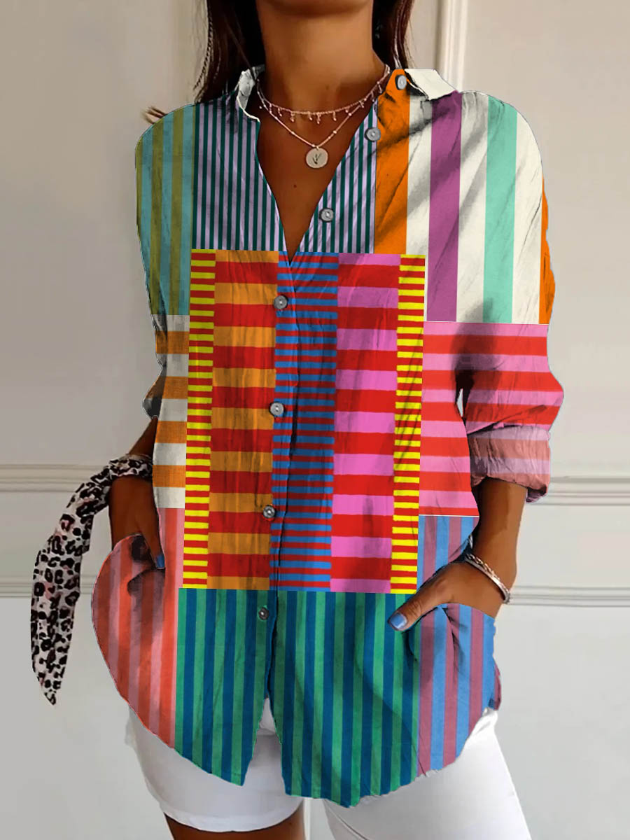 Teresa | Spectrum Lines Shirt