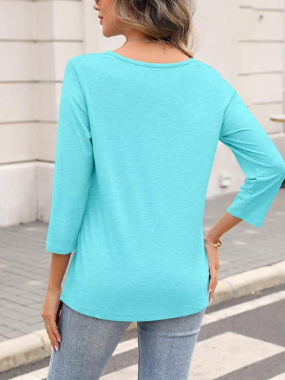 Mika | Classic V-Neck Tee