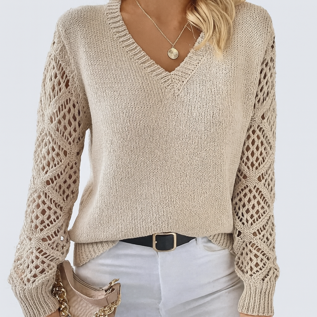 Martha - Couture V-Neck Sweater