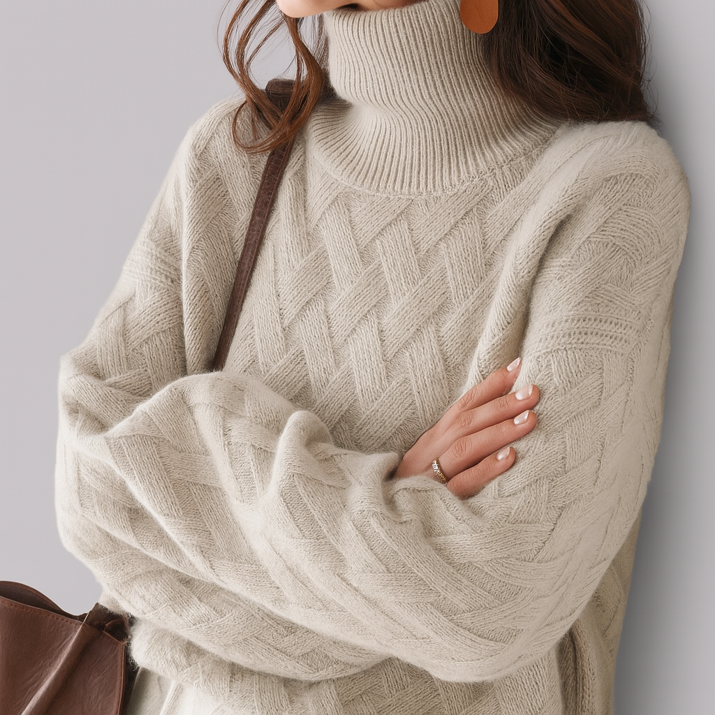 Cherry - Autumn Turtleneck Sweater