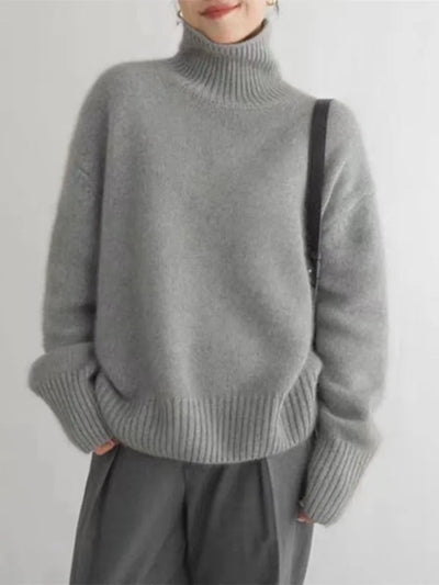 Monika | High Neck Cashmere Jumper