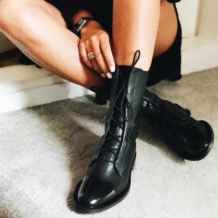 Claudia® | Elegant Vegan Leather Heeled Boots
