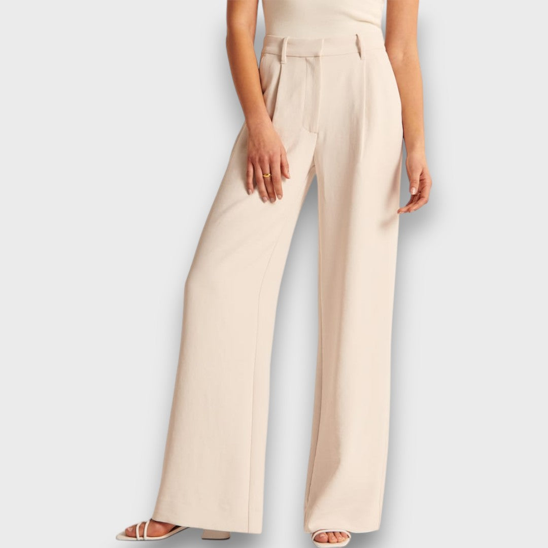 Alva – High-waisted wide-leg trousers