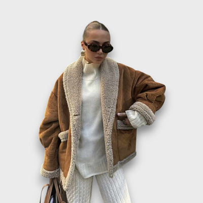 Gina – Warm jacket with plush lining