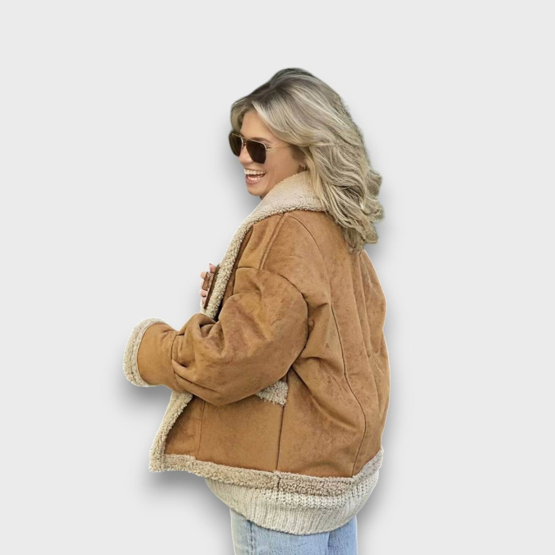 Gina – Warm jacket with plush lining