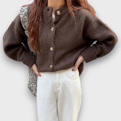 Celore – Warm Cardigan in Mocha