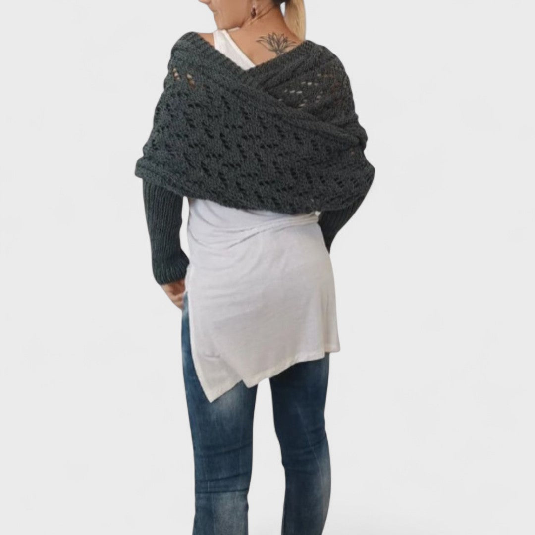 Celeste - Elegant scarf sweater
