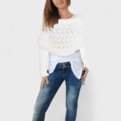 Celeste - Elegant scarf sweater