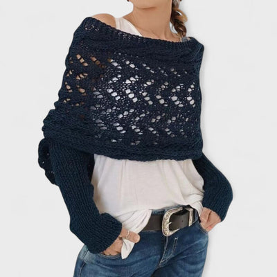 Celeste - Elegant scarf sweater
