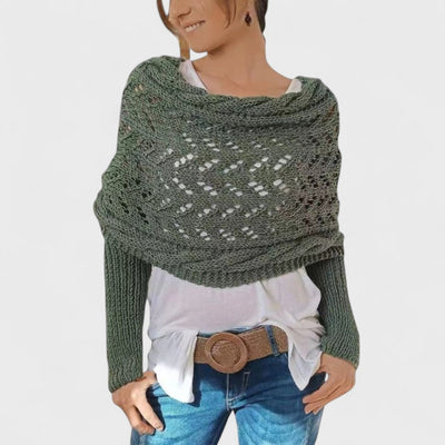 Celeste - Elegant scarf sweater