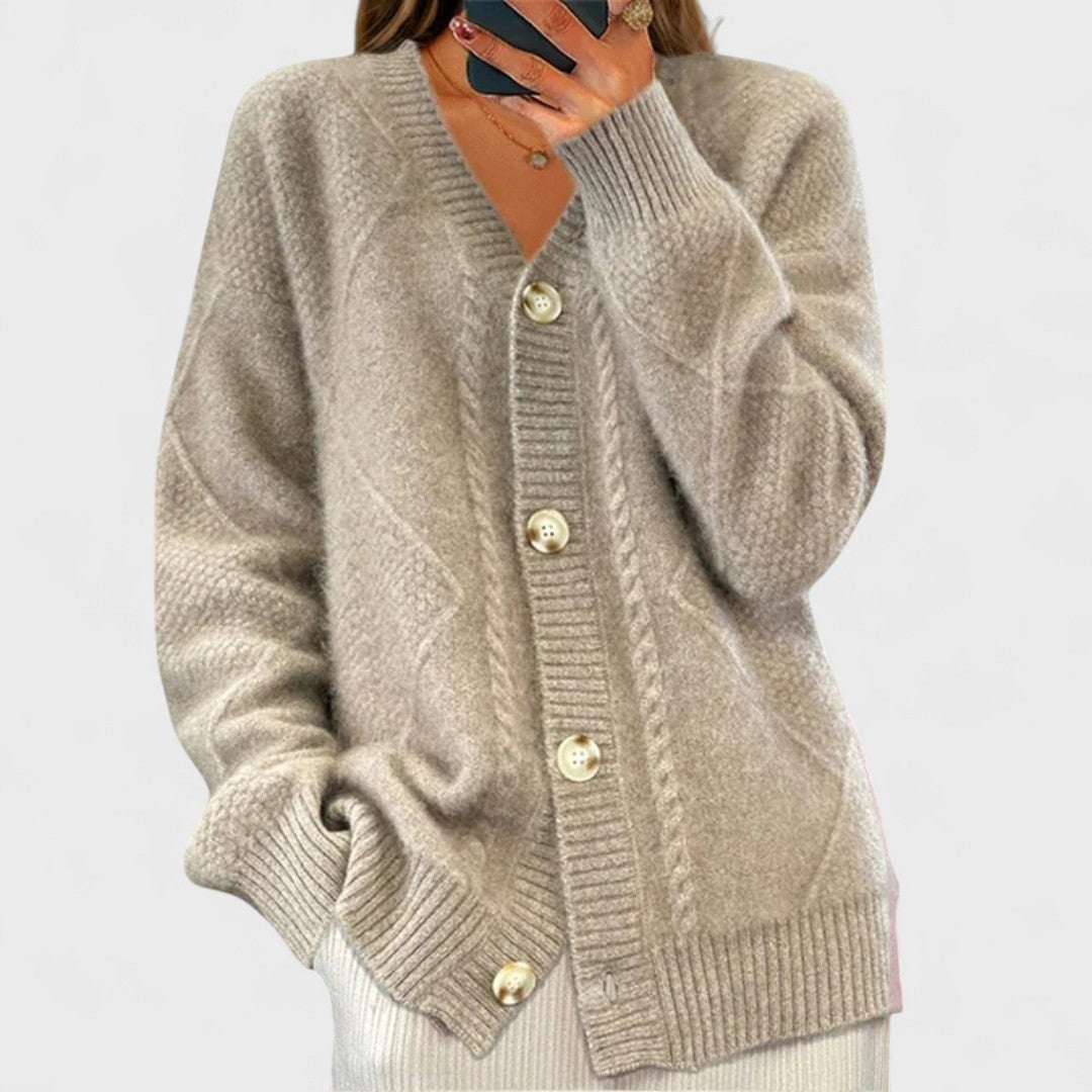 Éloise - Ribbed Knit Cardigan