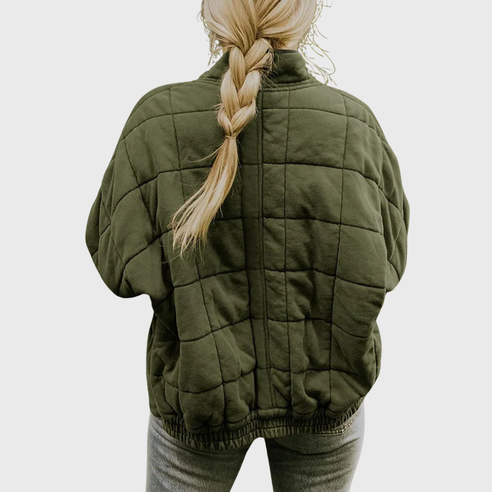 Josiane | Women’s Quilted Jacket – Oversized Elegant Fit