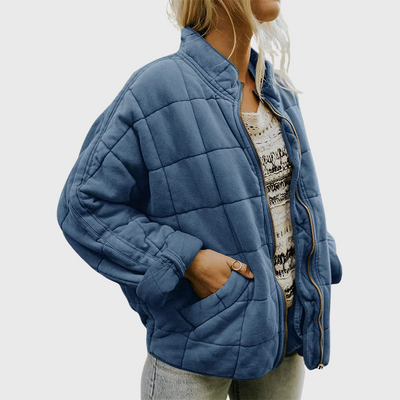 Josiane | Women’s Quilted Jacket – Oversized Elegant Fit