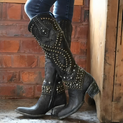 Claudia® | Western Knee-High Boots