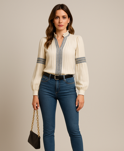 Inna | Vintage Charm Blouse