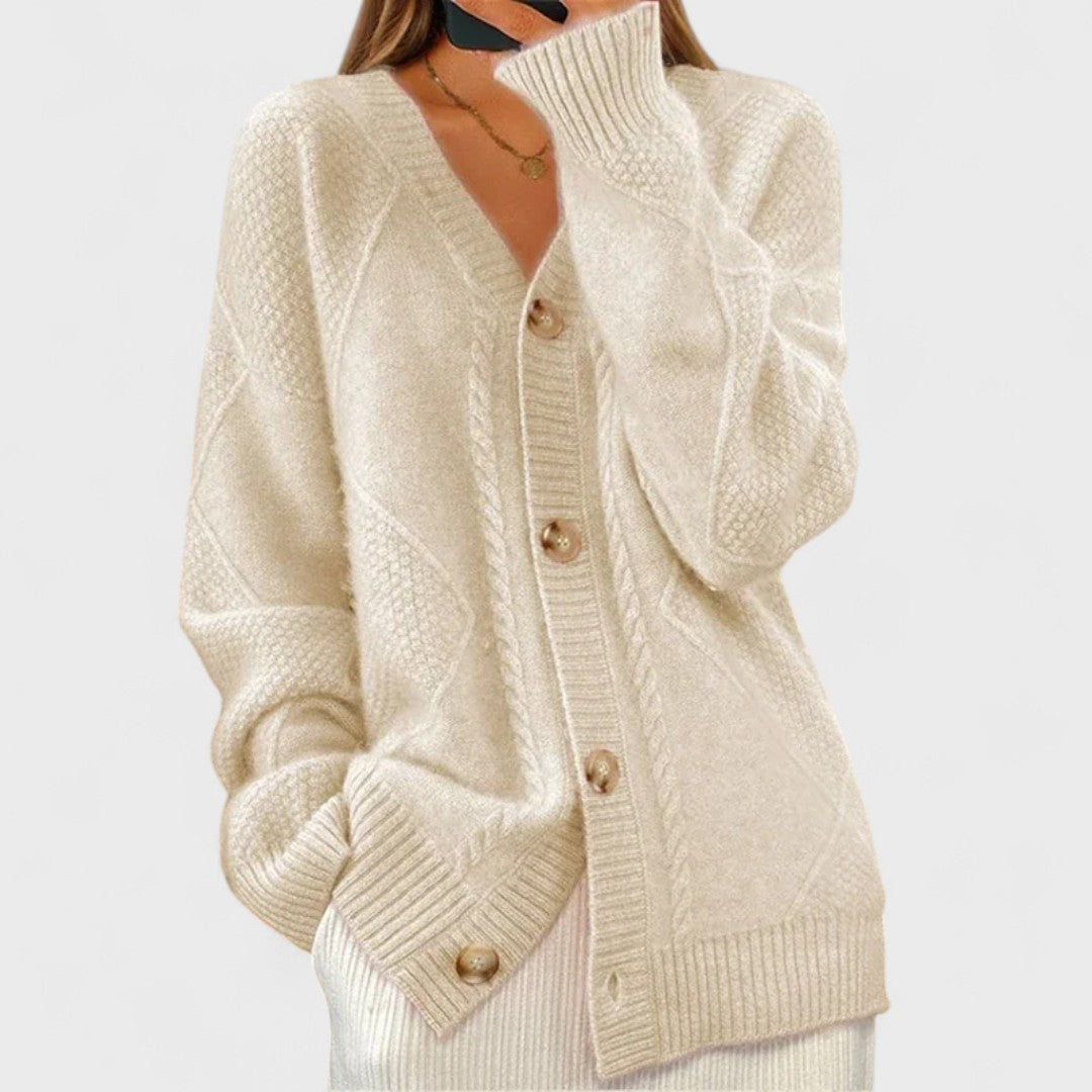 Éloise - Ribbed Knit Cardigan