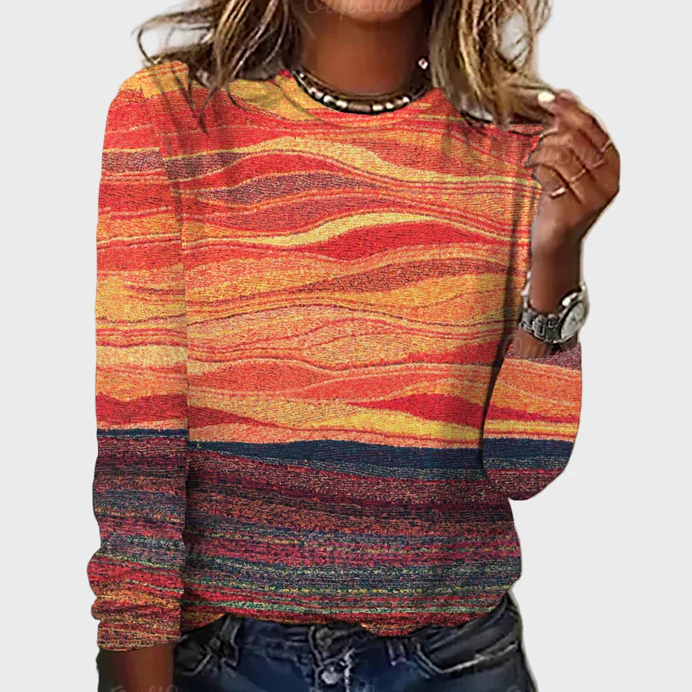 Theresa | Long-sleeved knit top