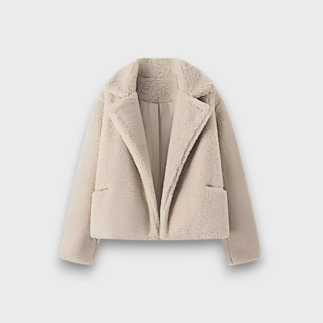 Elvianne – Jacket with wide collar