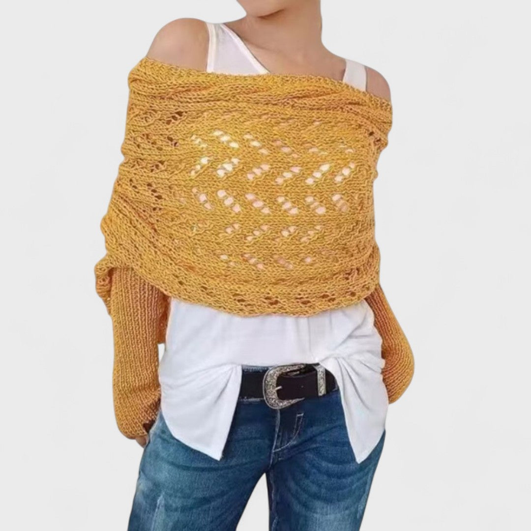 Celeste - Elegant scarf sweater