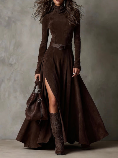 Dark Brown Maxi Dress