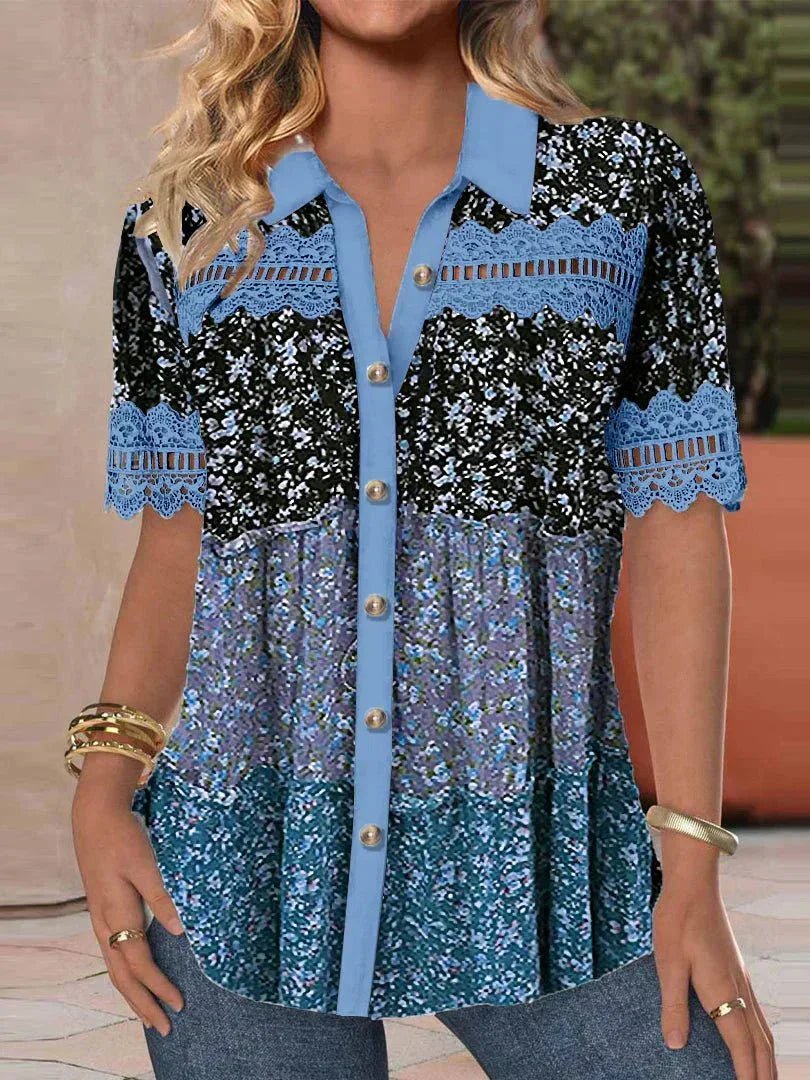 Hillary | Lace Hollow Top