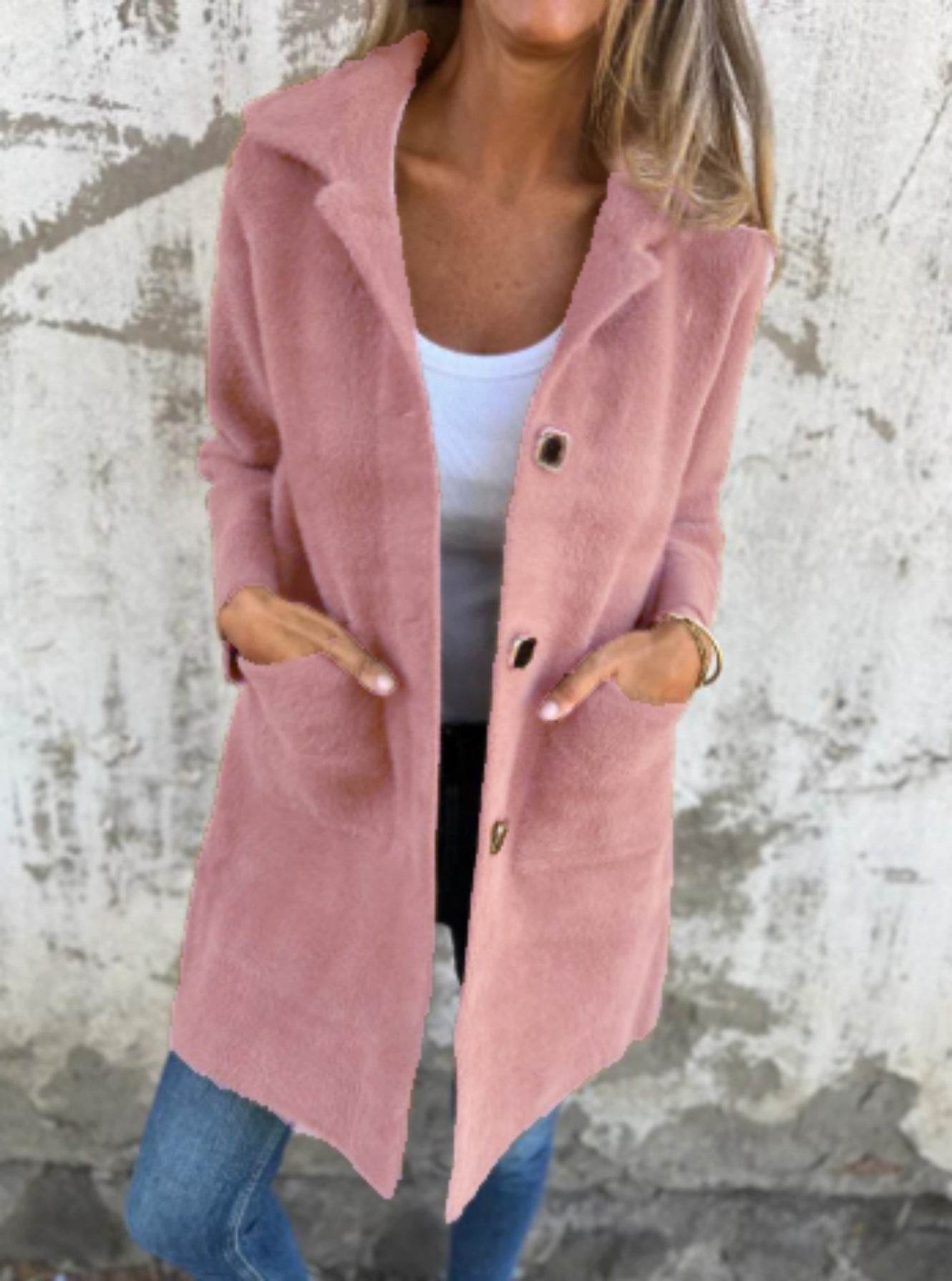 Marce | Casual Coat with Buttons